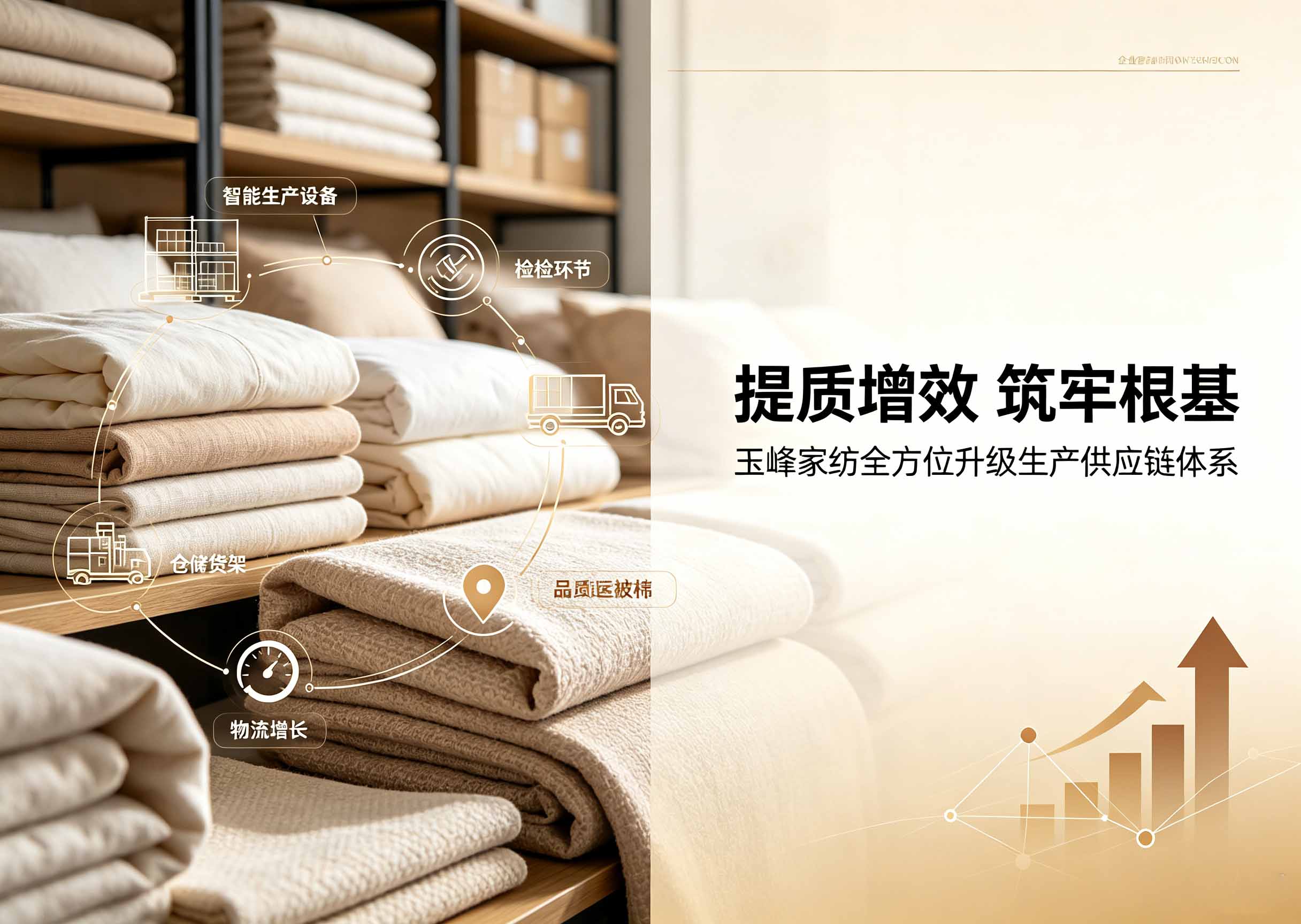 玉峰家纺 提质增效筑牢根基!玉峰家纺全方位升级生产供应链体系